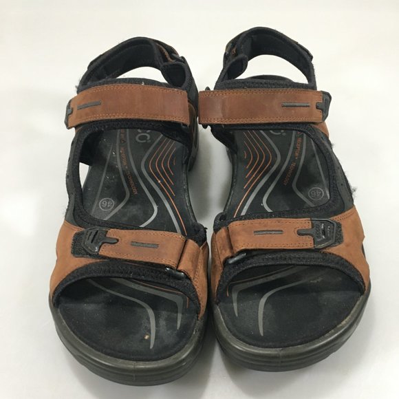 Ecco Yucatan 12-12.5 US Brown Nubuck Sport Sandals 46EU main image 7